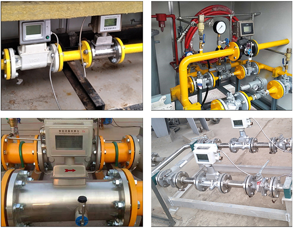 天然氣流量計現場安裝使用圖